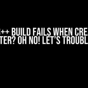 UE5 C++ Build Fails When Creating Character? Oh No! Let’s Troubleshoot!